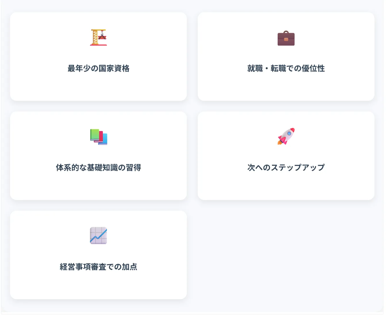 2級建築施工管理技士補を取得する5つのメリット