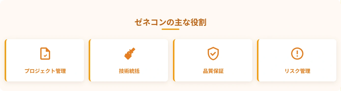 ゼネコンの定義と役割