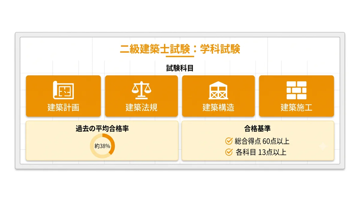 学科試験の内容と合格率