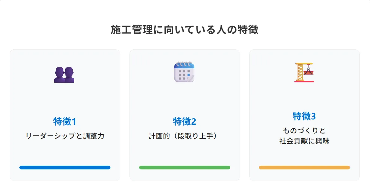 向いている人の特徴3選