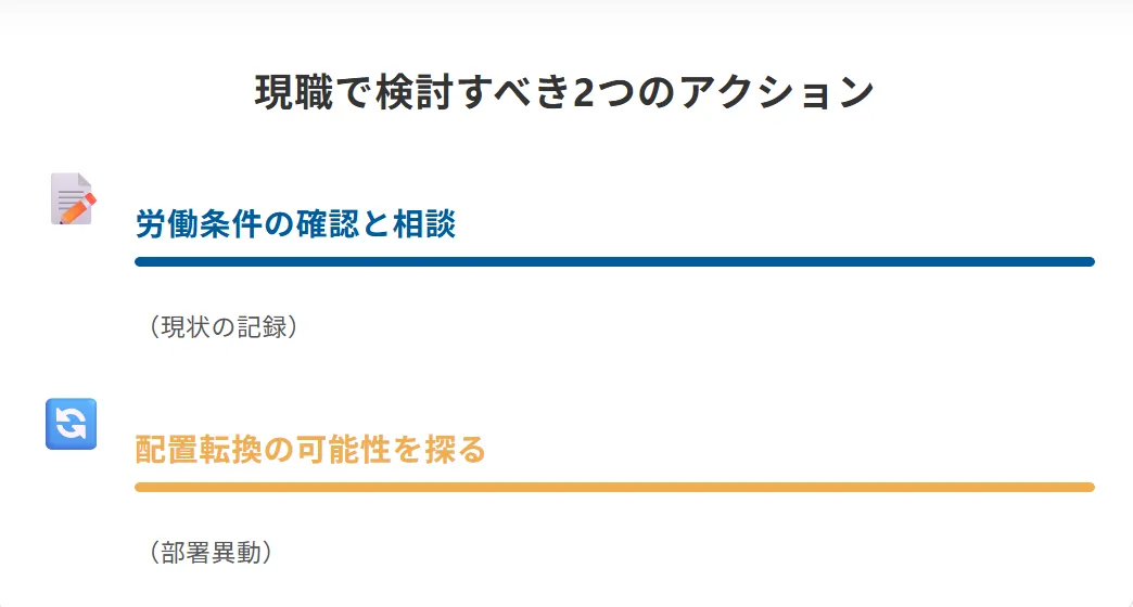 「やめる」の前に。まず試せる2つのアクション