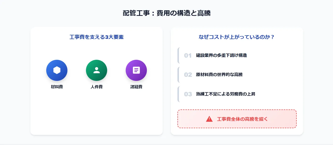 5．配管工事の費用相場と高騰の背景