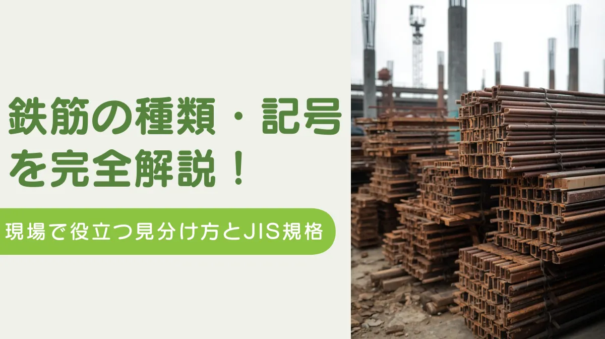 鉄筋の種類・記号を完全解説！現場で役立つ見分け方とJIS規格の画像